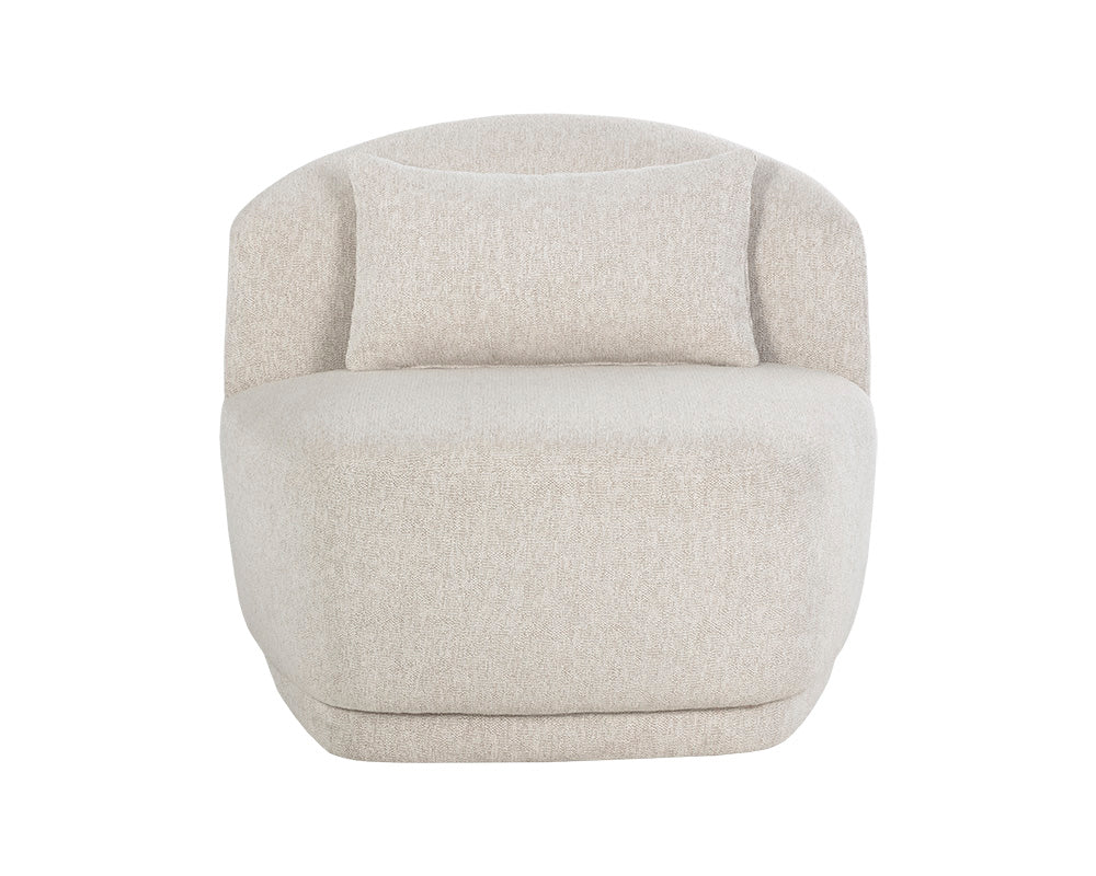 Soraya Swivel Armless Chair - comfortable chairs for relaxation | Image 5 | InSTYLE Home & Rugs