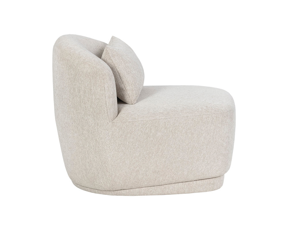 Soraya Swivel Armless Chair - comfortable chairs for relaxation | Image 6 | InSTYLE Home & Rugs