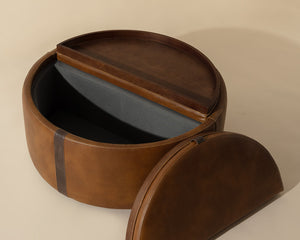 Borelli Wheeled Storage Ottoman - chic ottomans for living rooms | Image 7 | InSTYLE Home & Rugs