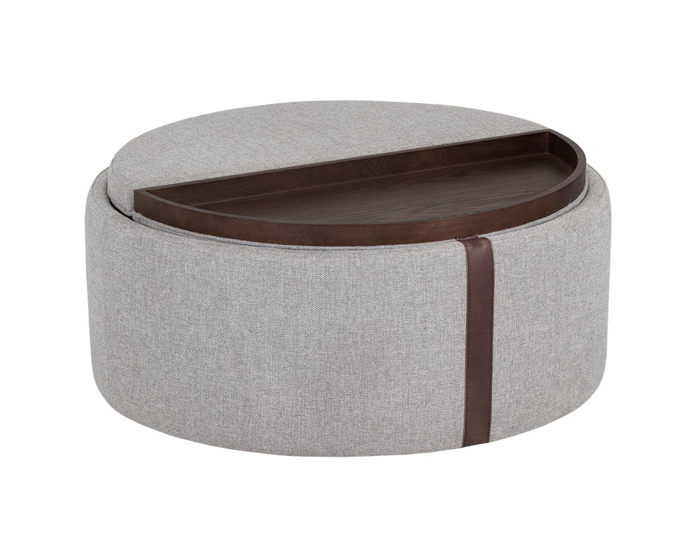 Borelli Wheeled Storage Ottoman - chic ottomans for living rooms | Image 14 | InSTYLE Home & Rugs
