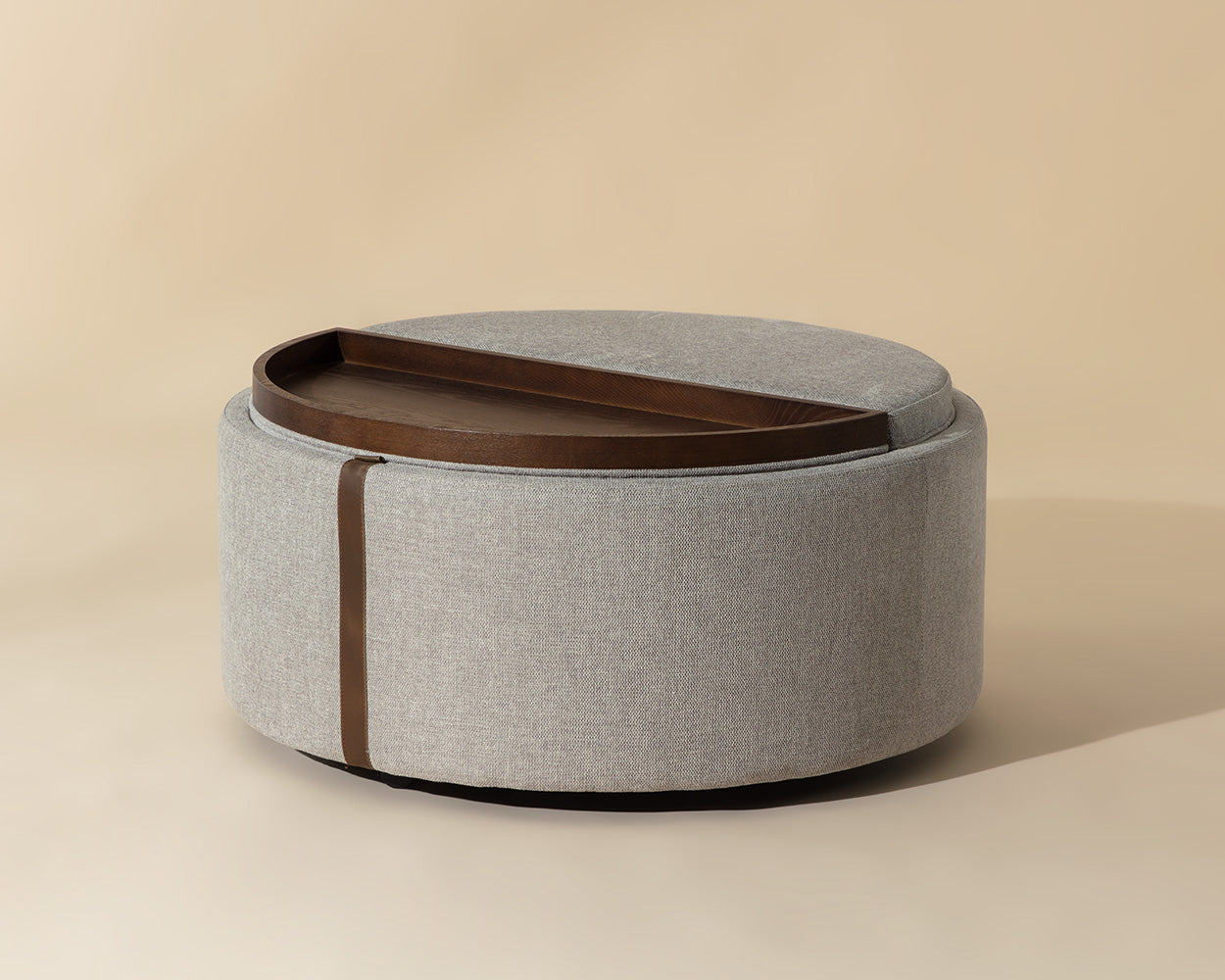 Borelli Wheeled Storage Ottoman - chic ottomans for living rooms | Image 10 | InSTYLE Home & Rugs