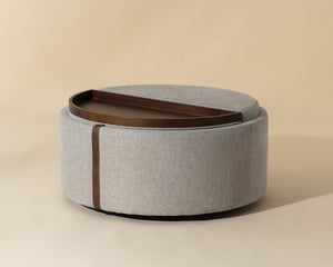 Borelli Wheeled Storage Ottoman - chic ottomans for living rooms | Image 10 | InSTYLE Home & Rugs