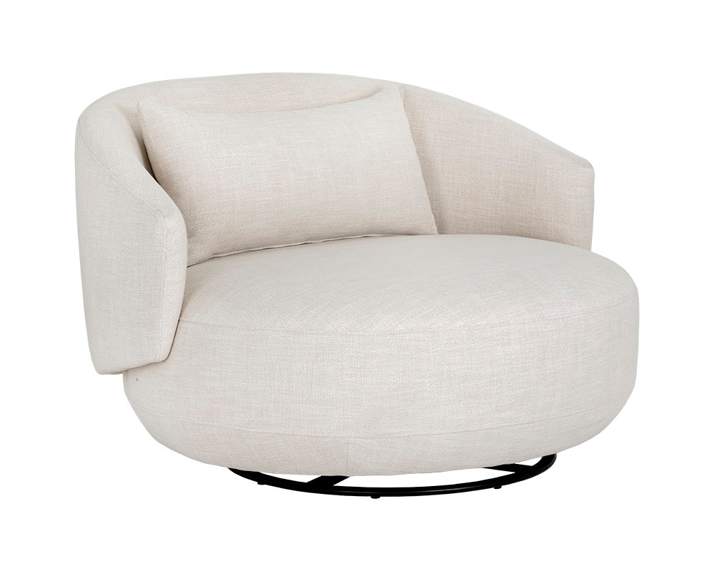 Walsh Swivel Lounge Chair - stylish lounge chairs for any room | Image 6 | InSTYLE Home & Rugs