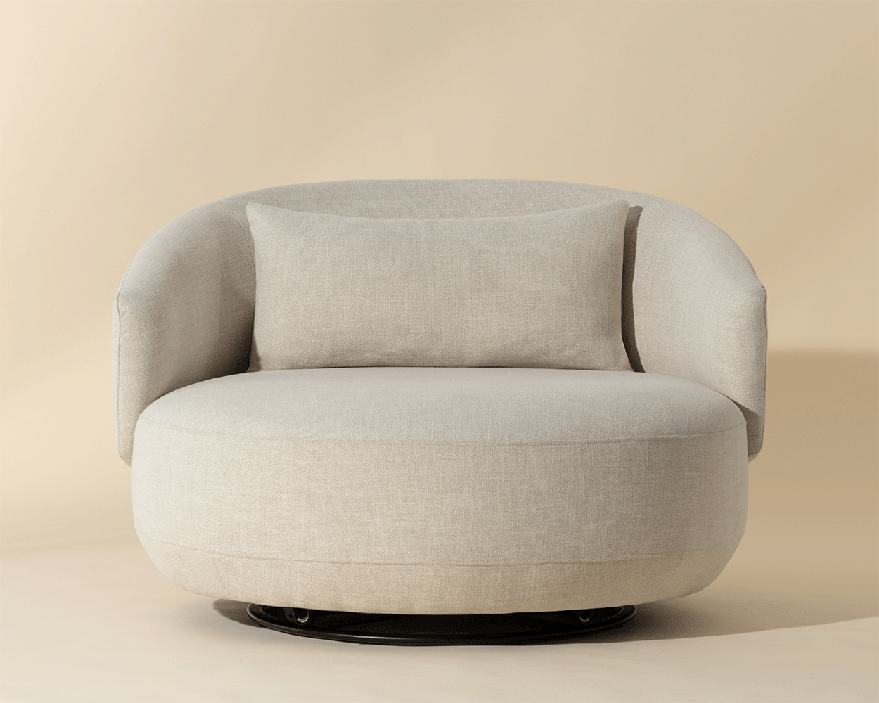 Walsh Swivel Lounge Chair - stylish lounge chairs for any room | Image 7 | InSTYLE Home & Rugs