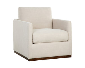 Portman Swivel Lounge Chair - comfortable chairs for relaxation | Image 3 | InSTYLE Home & Rugs