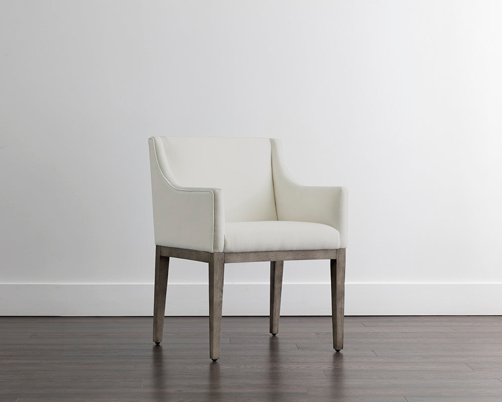 Malik Dining Armchair - elegant seating for dining areas | Image 2 | InSTYLE Home & Rugs
