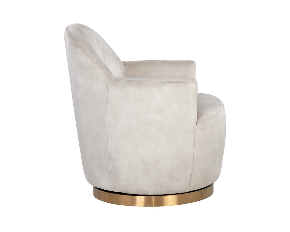 Casey Swivel Lounge Chair - comfortable chairs for relaxation | Image 20 | InSTYLE Home & Rugs