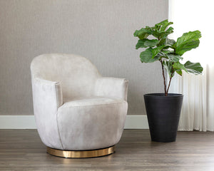 Casey Swivel Lounge Chair - comfortable chairs for relaxation | Image 18 | InSTYLE Home & Rugs