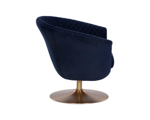 Carine Swivel Lounge Chair - comfortable chairs for relaxation | Image 4 | InSTYLE Home & Rugs