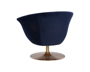 Carine Swivel Lounge Chair - comfortable chairs for relaxation | Image 5 | InSTYLE Home & Rugs