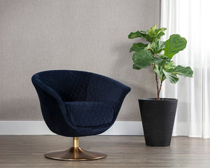 Carine Swivel Lounge Chair - comfortable chairs for relaxation | Image 2 | InSTYLE Home & Rugs