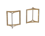 Mendoza Dining Table Base (Set Of 2) - perfect for family meals | Image 1 | InSTYLE Home & Rugs