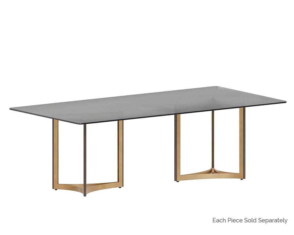 Mendoza Dining Table Base (Set Of 2) - perfect for family meals | Image 4 | InSTYLE Home & Rugs