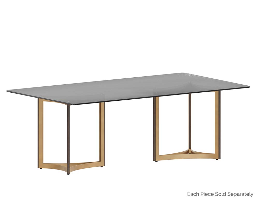 Mendoza Dining Table Base (Set Of 2) - perfect for family meals | Image 5 | InSTYLE Home & Rugs