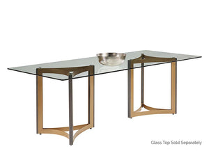 Mendoza Dining Table Base (Set Of 2) - perfect for family meals | Image 7 | InSTYLE Home & Rugs