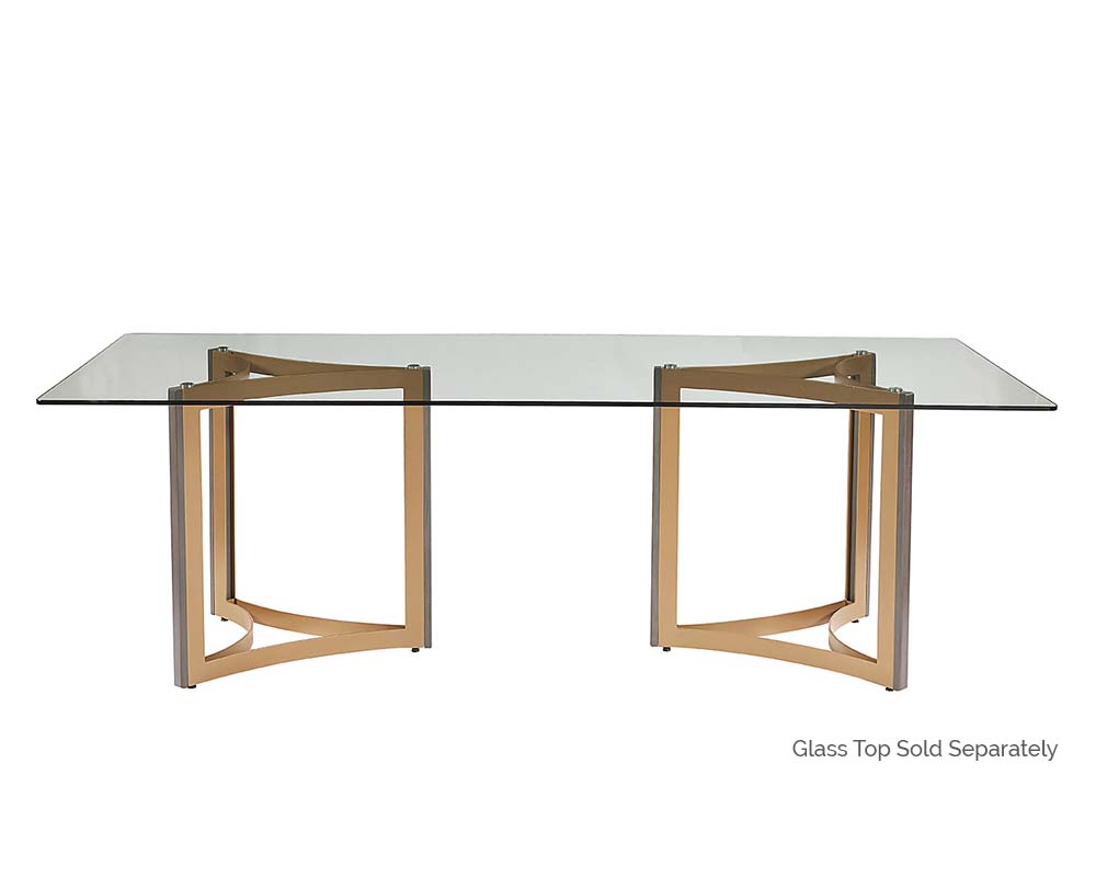 Mendoza Dining Table Base (Set Of 2) - perfect for family meals | Image 9 | InSTYLE Home & Rugs