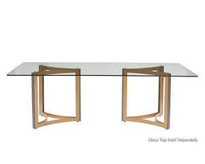 Mendoza Dining Table Base (Set Of 2) - perfect for family meals | Image 9 | InSTYLE Home & Rugs