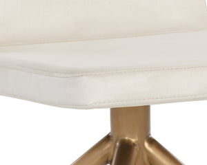 Hilda Swivel Dining Chair - stylish chairs for any table | Image 6 | InSTYLE Home & Rugs