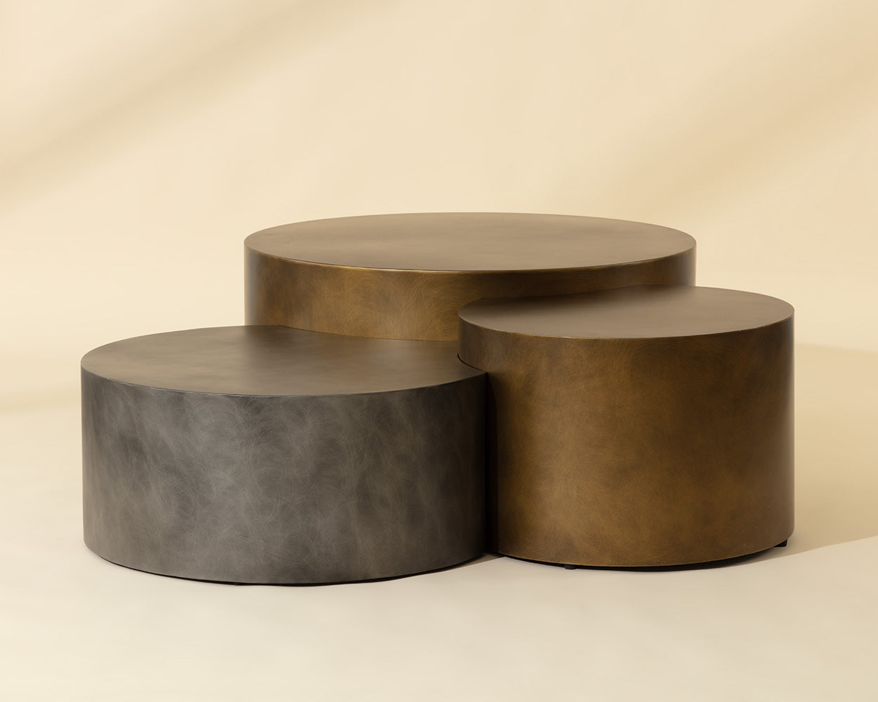 Neo Nesting Coffee Tables (Set Of 3) - stylish tables for living rooms | Image 1 | InSTYLE Home & Rugs