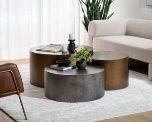 Neo Nesting Coffee Tables (Set Of 3) - stylish tables for living rooms | Image 2 | InSTYLE Home & Rugs