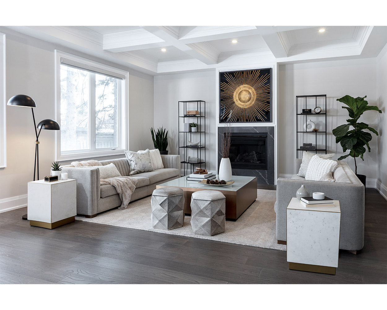 Shiloh Coffee Table - functional centerpieces for homes | Image 3 | InSTYLE Home & Rugs