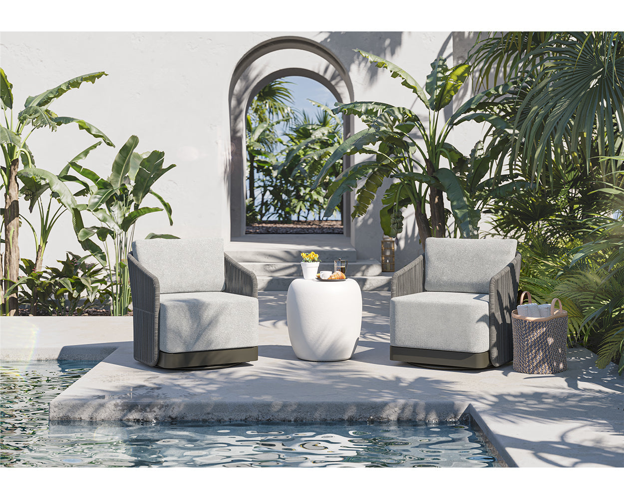 Iolite End Table - sturdy tables for outdoor spaces | Image 4 | InSTYLE Home & Rugs