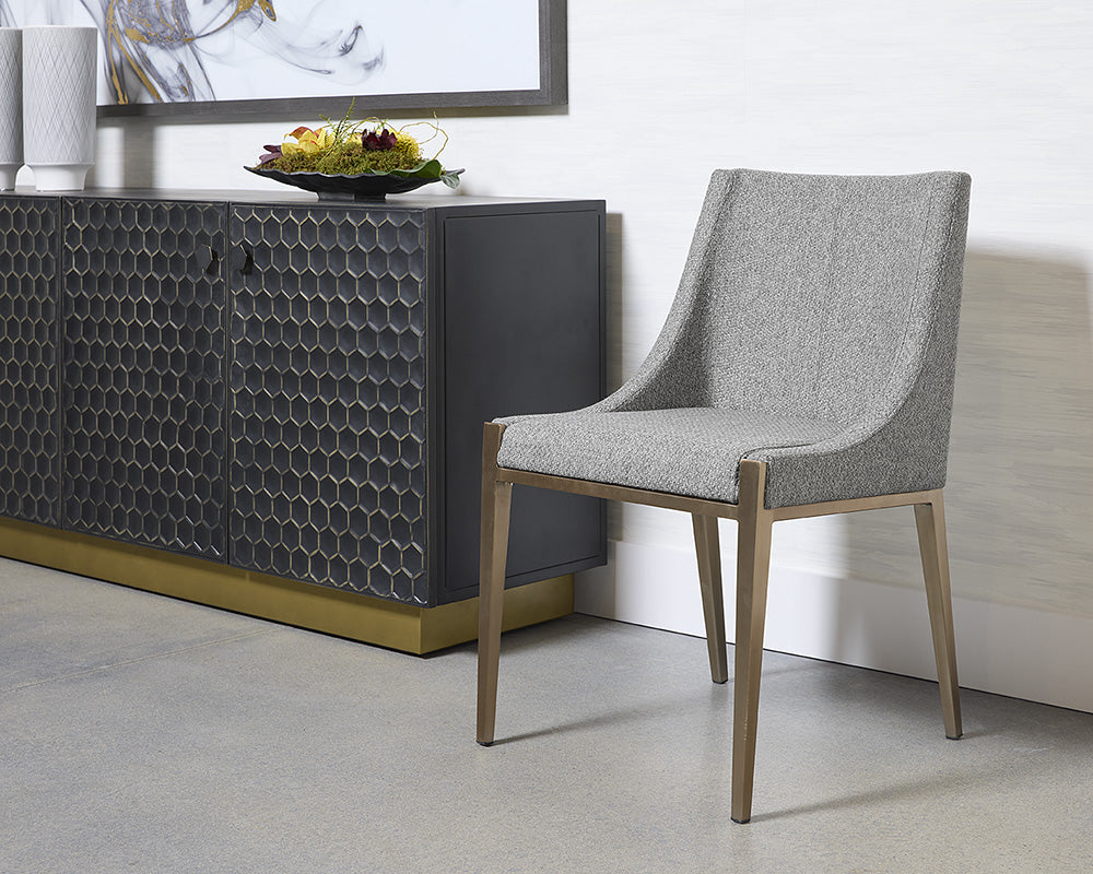 Dionne Dining Chair - elegant seating for dining areas | Image 3 | InSTYLE Home & Rugs