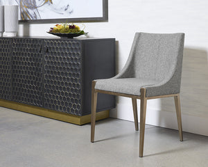 Dionne Dining Chair - elegant seating for dining areas | Image 3 | InSTYLE Home & Rugs