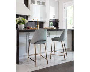 Radella Counter Stool - sleek stools for kitchen bars | Image 3 | InSTYLE Home & Rugs