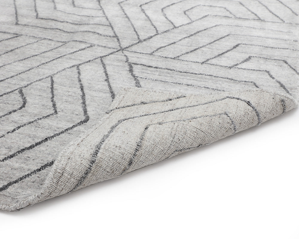 Mazey Hand-loomed Rug - soft rugs for cozy interiors | Image 5 | InSTYLE Home & Rugs