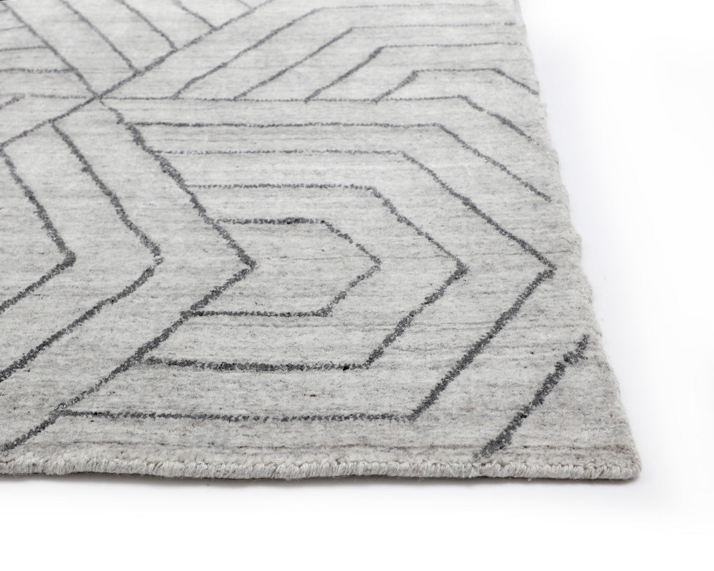 Mazey Hand-loomed Rug - soft rugs for cozy interiors | Image 8 | InSTYLE Home & Rugs