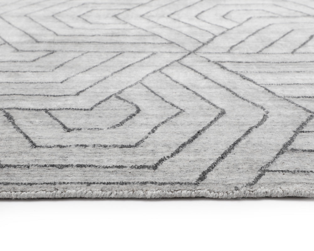 Mazey Hand-loomed Rug - soft rugs for cozy interiors | Image 10 | InSTYLE Home & Rugs
