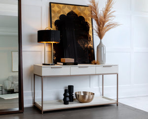 Rebel Console Table With Drawers - sleek design for modern homes | Image 10 | InSTYLE Home & Rugs