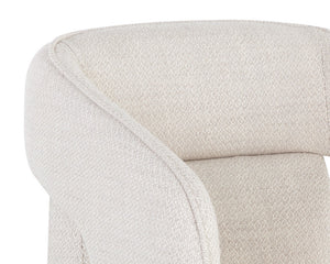 Kendrick Wheeled Dining Armchair - elegant seating for dining areas | Image 11 | InSTYLE Home & Rugs