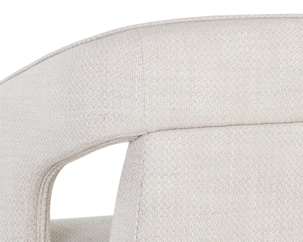 Kendrick Wheeled Dining Armchair - elegant seating for dining areas | Image 12 | InSTYLE Home & Rugs