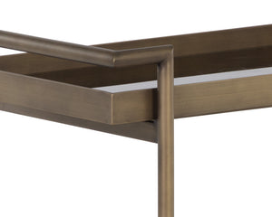 Livingston Bar Cart - perfect storage for drinks and glassware | Image 9 | InSTYLE Home & Rugs