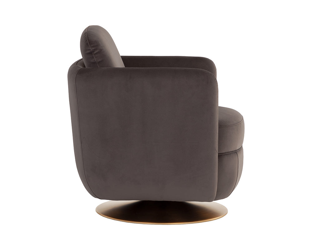Gilley Swivel Lounge Chair - comfortable chairs for relaxation | Image 12 | InSTYLE Home & Rugs