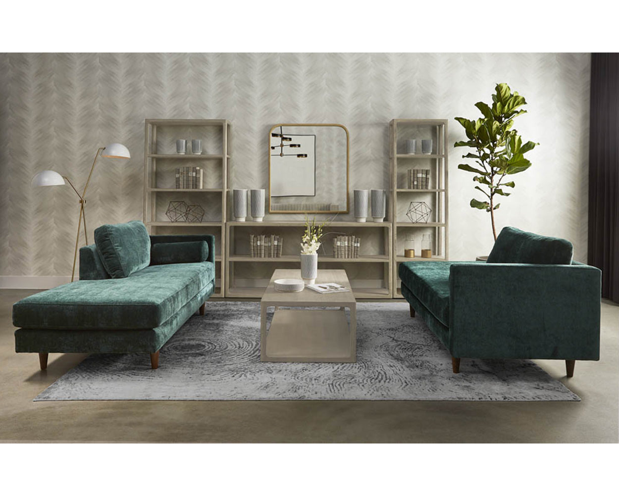 Woodland Hand-loomed Rug - elegant rugs for living spaces | Image 3 | InSTYLE Home & Rugs