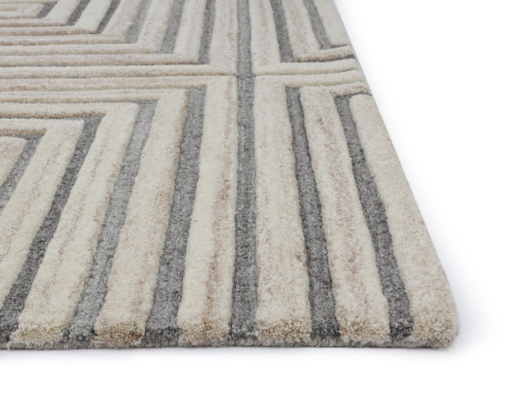 Oslow Hand-tufted Rug - elegant rugs for living spaces | Image 6 | InSTYLE Home & Rugs