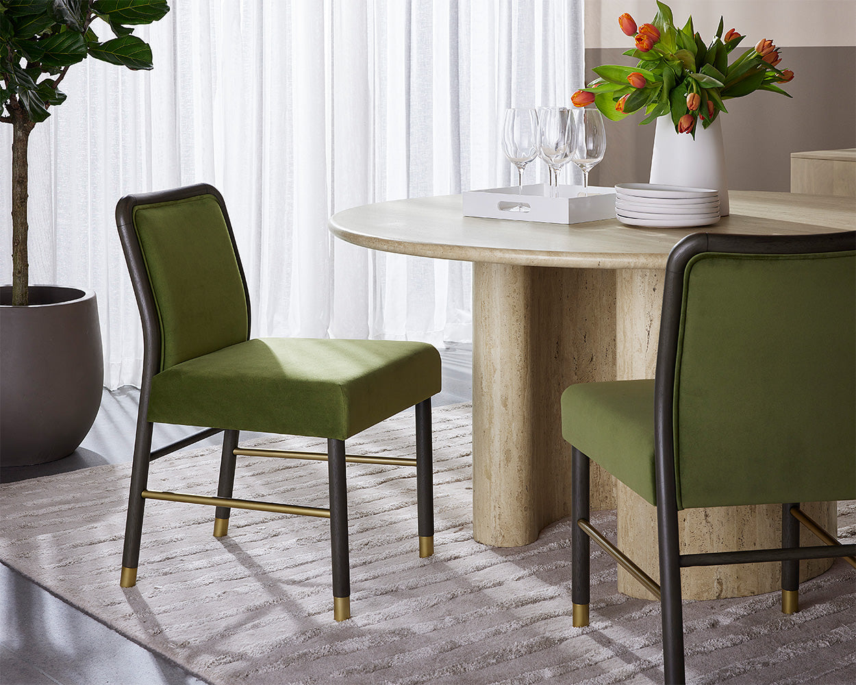 Tazma Hand-tufted Rug - elegant rugs for living spaces | Image 4 | InSTYLE Home & Rugs