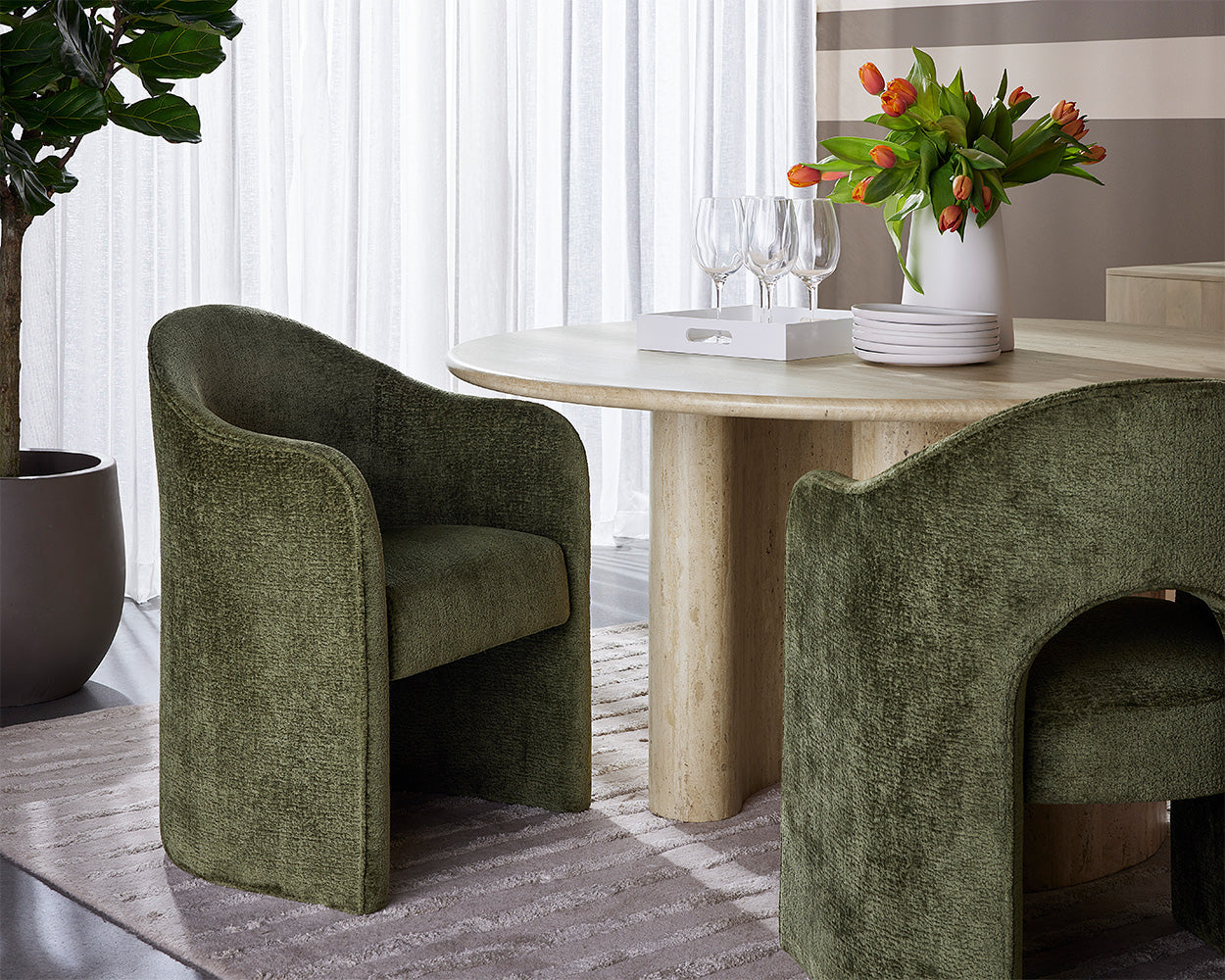 Tazma Hand-tufted Rug - elegant rugs for living spaces | Image 16 | InSTYLE Home & Rugs