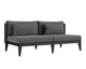 Ibiza 2 Seater Sofa - Charcoal