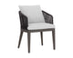 Capri Dining Armchair - Smoke Grey