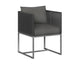 Crete Dining Armchair - Dark Grey