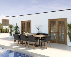 Geneve Extension Dining Table - perfect for family meals | Image 5 | InSTYLE Home & Rugs