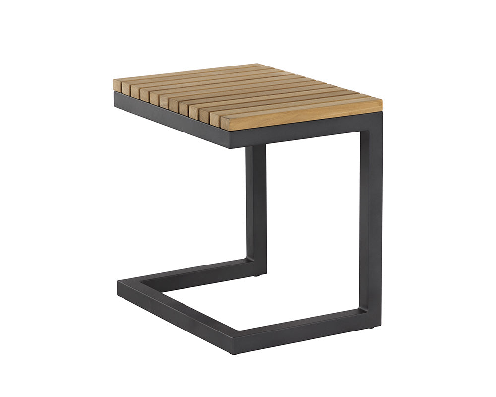 Geneve C-shaped End Table - sturdy tables for outdoor spaces | Image 7 | InSTYLE Home & Rugs