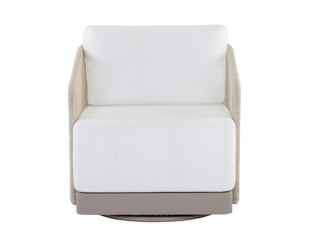 Allariz Swivel Armchair - perfect for outdoor relaxation | Image 4 | InSTYLE Home & Rugs