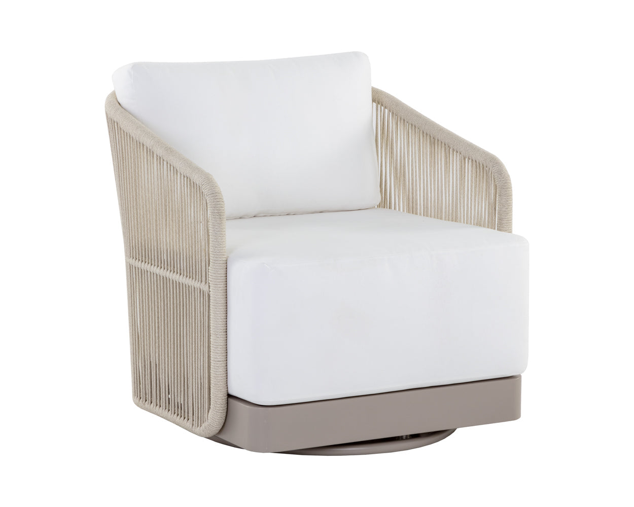 Allariz Swivel Armchair - relaxing lounge chairs for outdoors | Image 1 | InSTYLE Home & Rugs