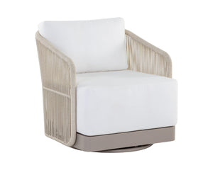 Allariz Swivel Armchair - relaxing lounge chairs for outdoors | Image 1 | InSTYLE Home & Rugs