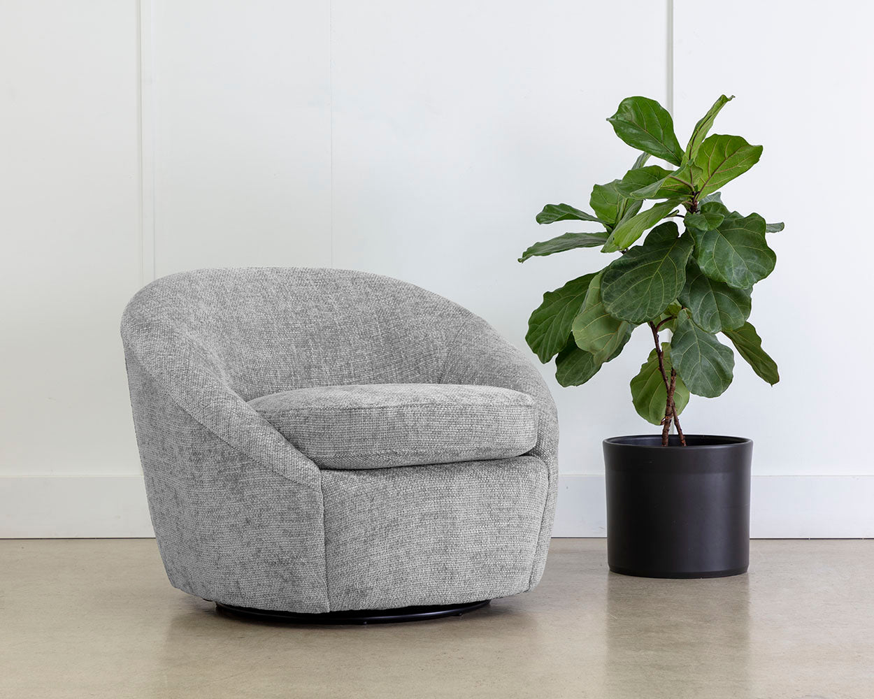 Bliss Swivel Lounge Chair - perfect for casual unwinding | Image 20 | InSTYLE Home & Rugs